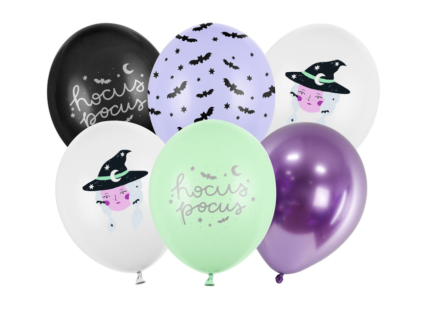 Ballons d'Halloween Hocus Pocus 30cm 50pcs