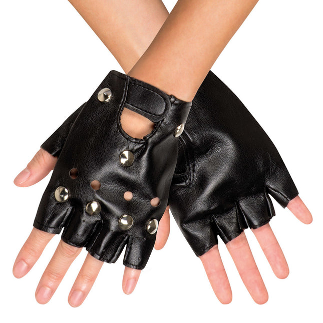 Gants en faux cuir