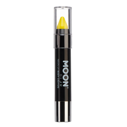 Moon Glow Intense Neon UV Body Crayons Intense Yellow 3.2g