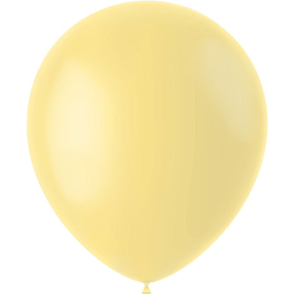 Ballons de baudruche jaune pâle jaune poudre 33cm 100pcs