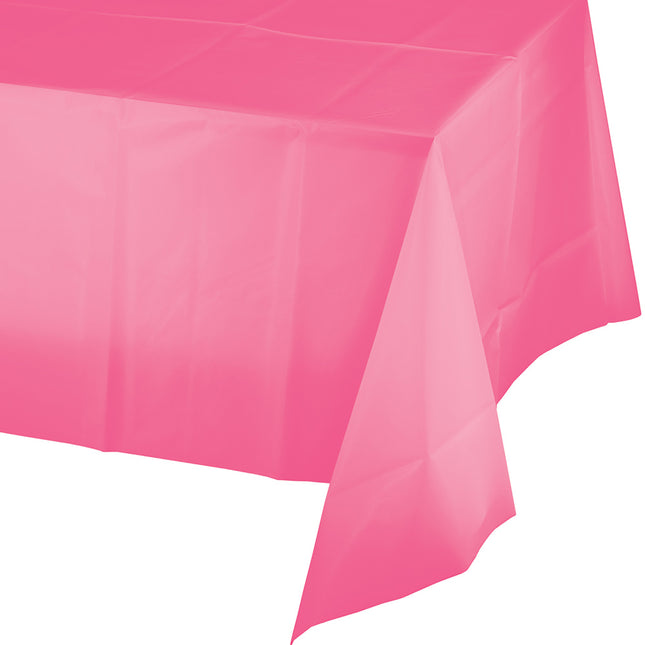 Nappe rose en plastique 2.74m