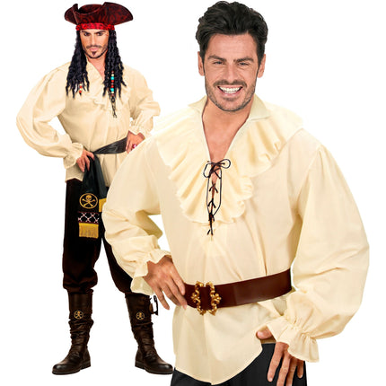 Blouse beige Hommes Pirates/Renaissance