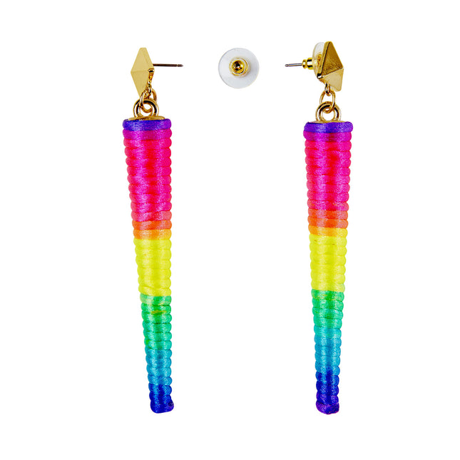 Boucles d'oreilles arc-en-ciel