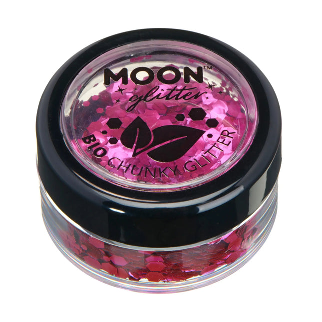 Moon Glitter Bio Chunky Glitter Dark Rose 3g