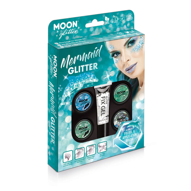 Kit de paillettes de sirène Moon Glitter Kit de paillettes de sirène Mermaid Glitter Kit