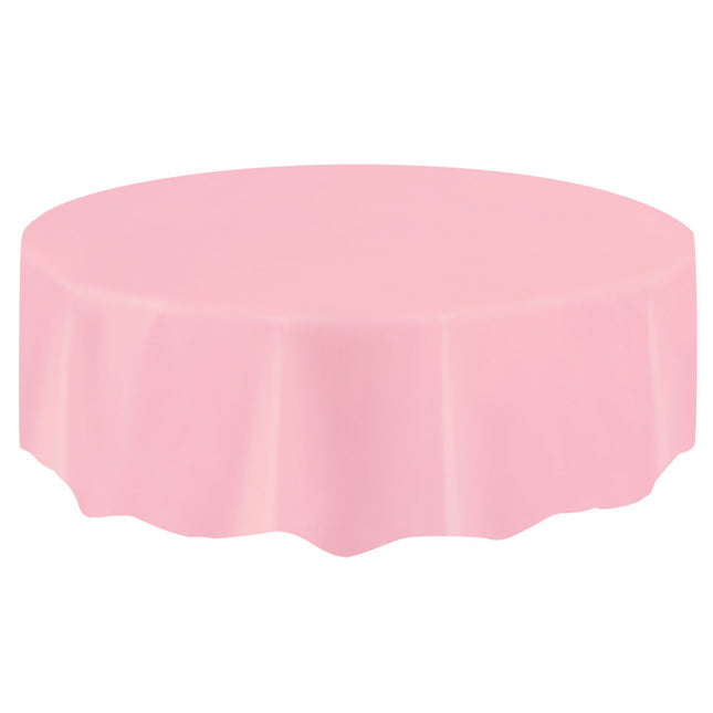 Nappe rose clair ronde 2.13m