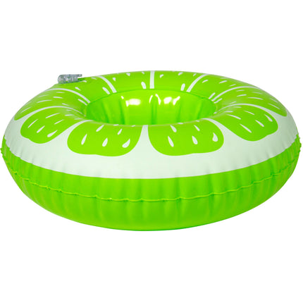 Porte-gobelet gonflable en forme de citron vert 17cm