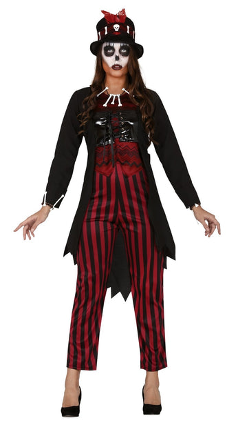 Costume d'Halloween vaudou pour femmes