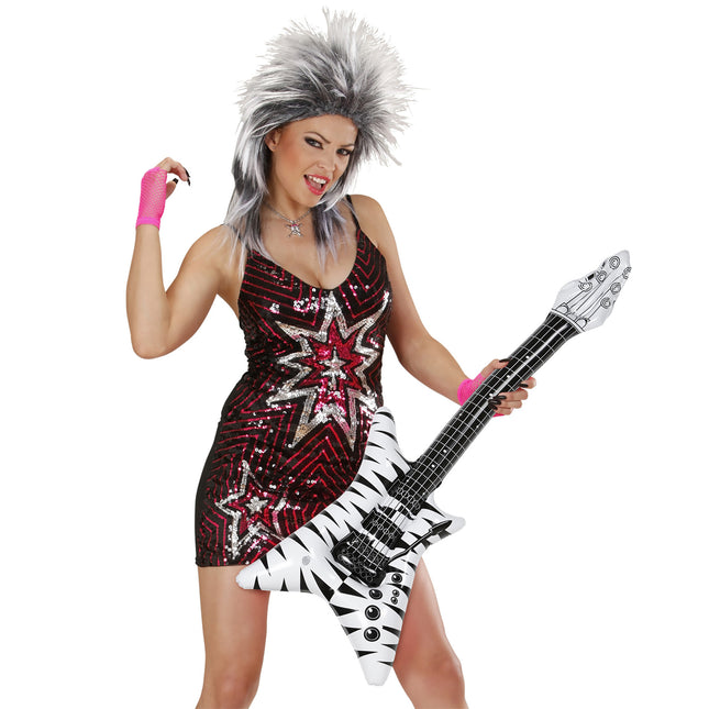 Guitare gonflable Zebra