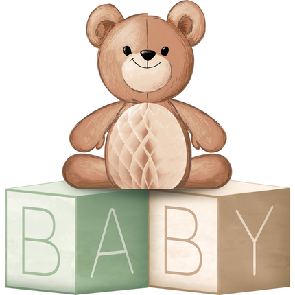 Décoration de table Teddy Bear Baby 30.5cm