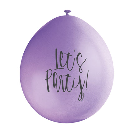 Ballons Lets Party 28cm 10pcs