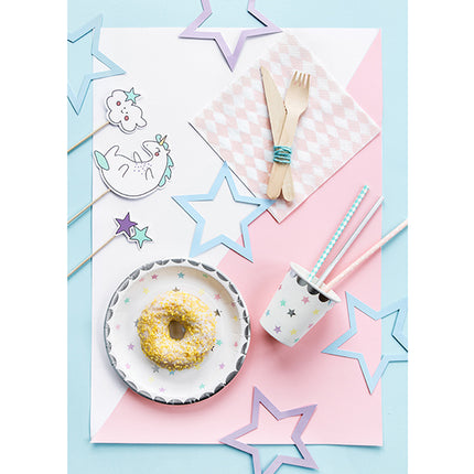 Set de décoration de gâteau licorne 5 pièces