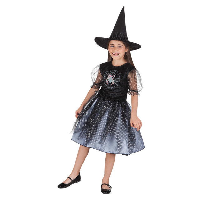 Costume de sorcière Halloweeen Spider's Web Enfant