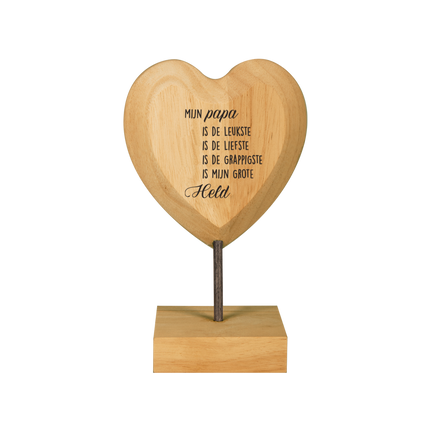 Coeur en bois Papa