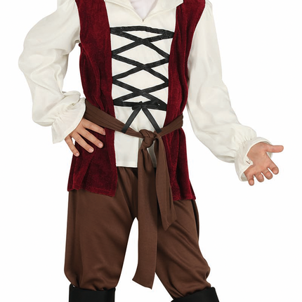 Costume d'aubergiste enfant blanc