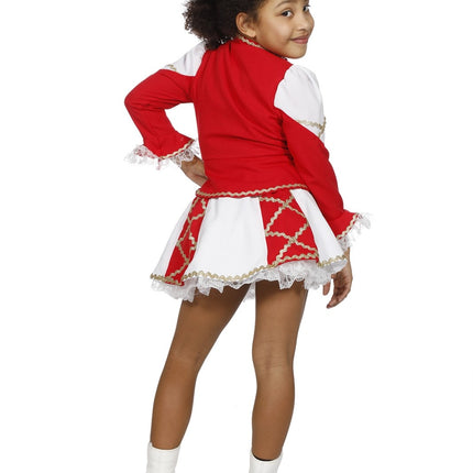 Costume de majorette Fille rouge