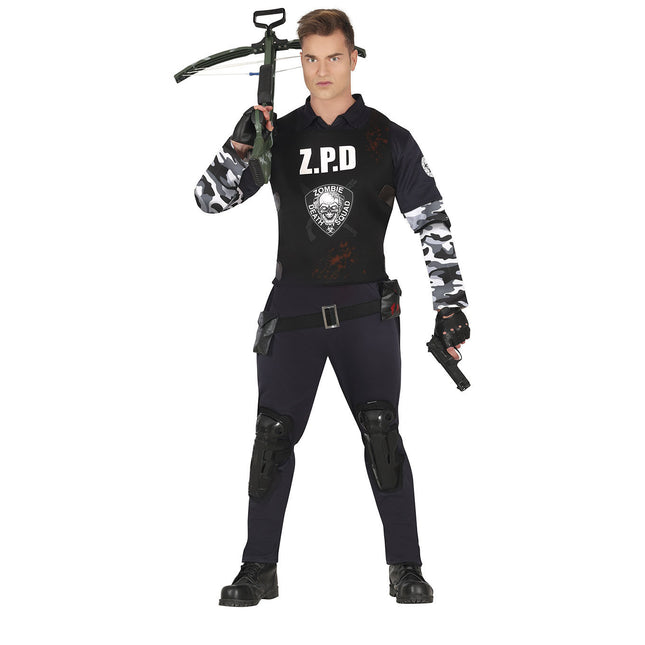 Chasseur de zombies Costume d'Halloween Homme