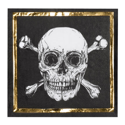 Serviettes Pirate en papier 33cm