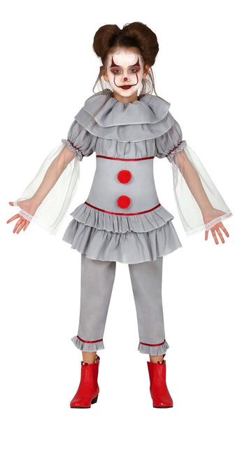 Costume d'Halloween de clown tueur pour enfant