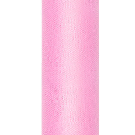 Rouleau de tulle rose clair 30cm 9m