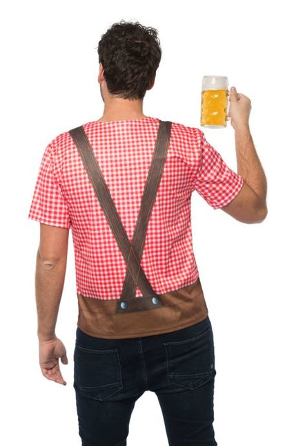 T-Shirt Lederhosen Hommes