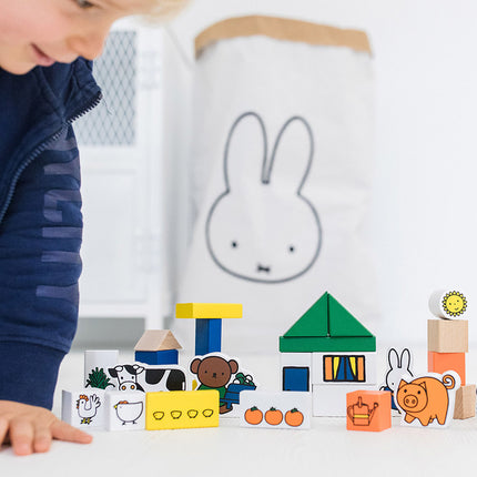 Ferme de blocs de bois Miffy