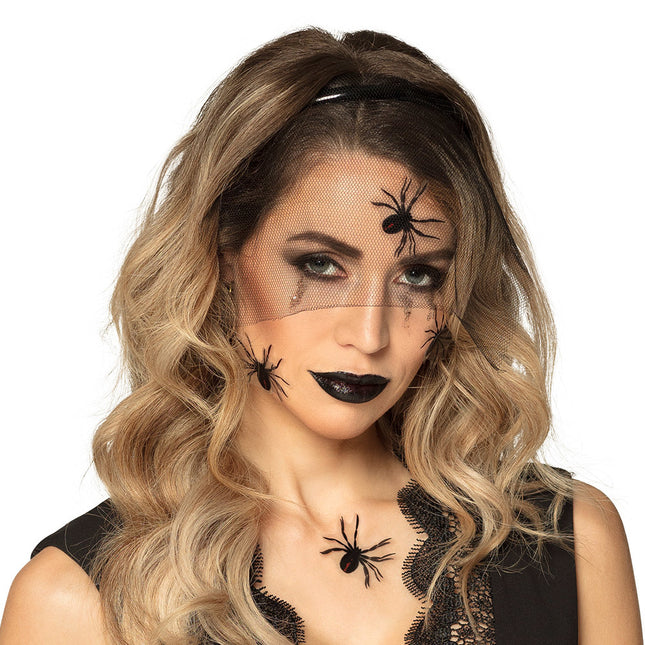 Set de maquillage d'Halloween Black Widow