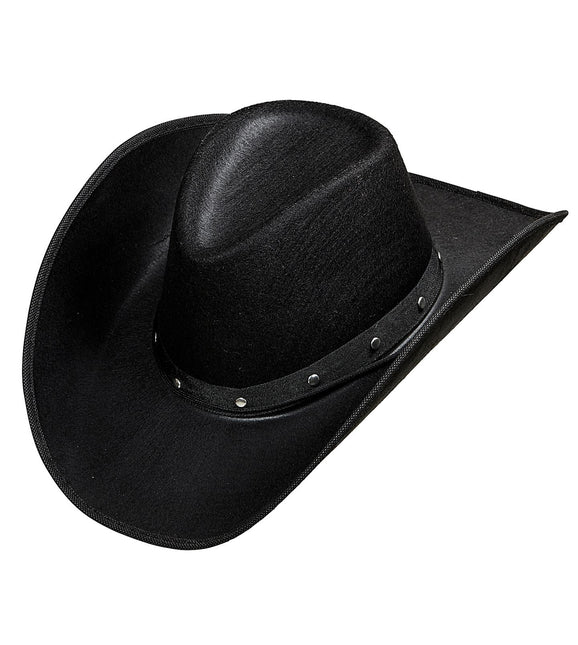 Chapeau de cow-boy noir