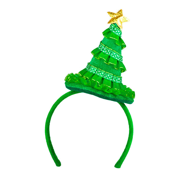 Bandeau de Noël Arbre de Noël avec étoile