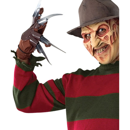 Gant d'Halloween marron Freddy Krueger