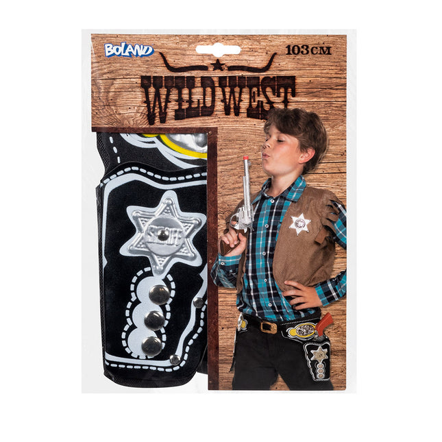 Holster de cow-boy 18cm