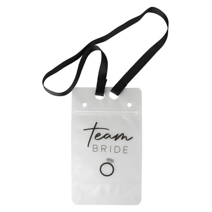 Sac à boire Team Bride 23cm 6pcs