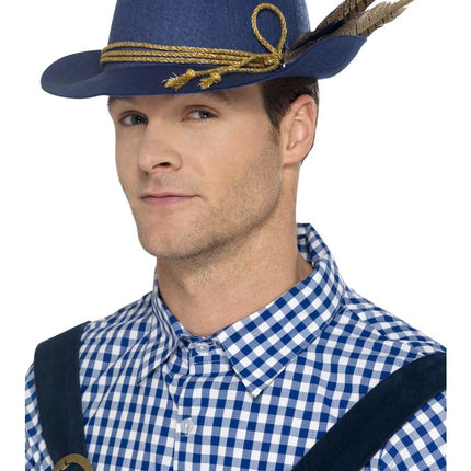 Chapeau Oktoberfest Tiroler Bleu