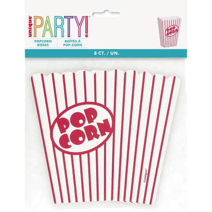 Plateaux à pop-corn 12.5cm 8pcs