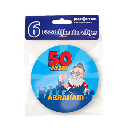 Tapis à bière Abraham 6pcs