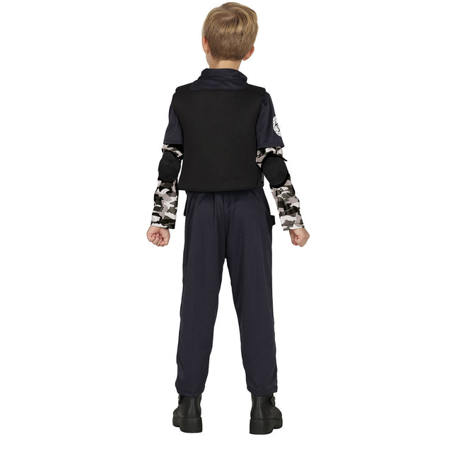 Costume d'Halloween Zombie Police Enfant