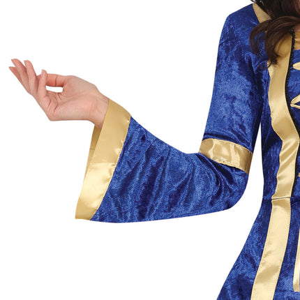 Costume Jonkvrouw Bleu Dames