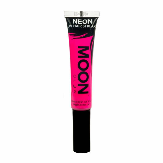 Moon Glow Neon UV Hair Streaks Rose intense