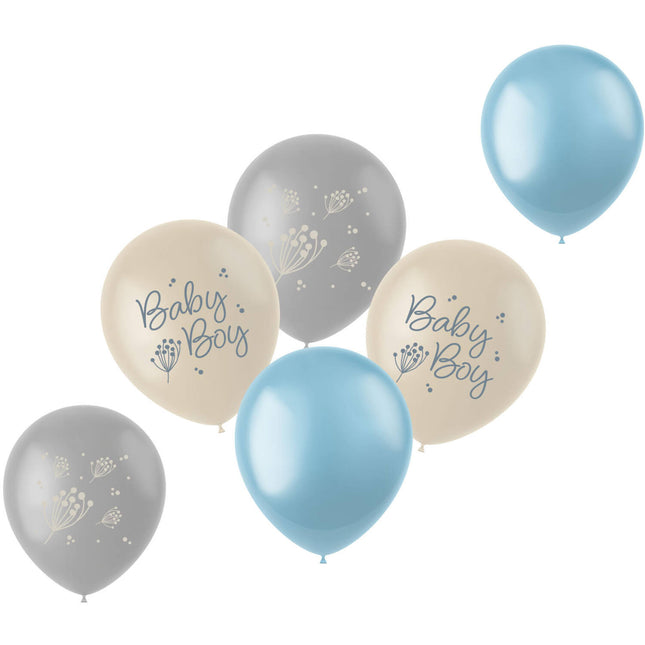 Ballons de naissance Babyboy 33cm 6pcs