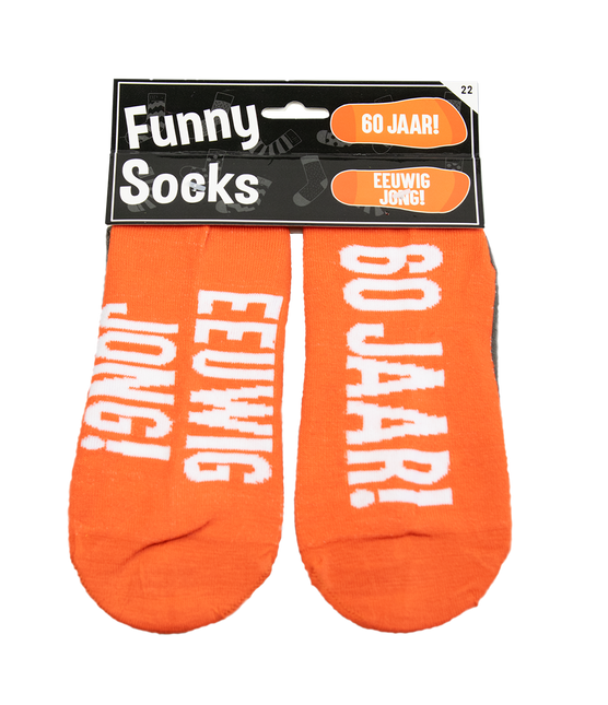 Funny Socks 60 Years Balloons 1 paire