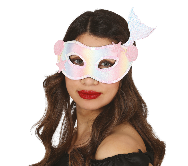 Masque de sirène rose