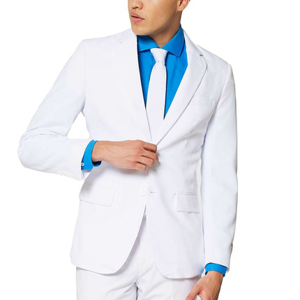 Hommes en costume blanc OppoSuits