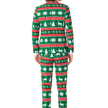 Costume vert festif Garçon Ado OppoSuits