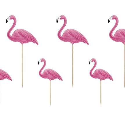 Piqueur de flamant rose 23.5cm 6pcs