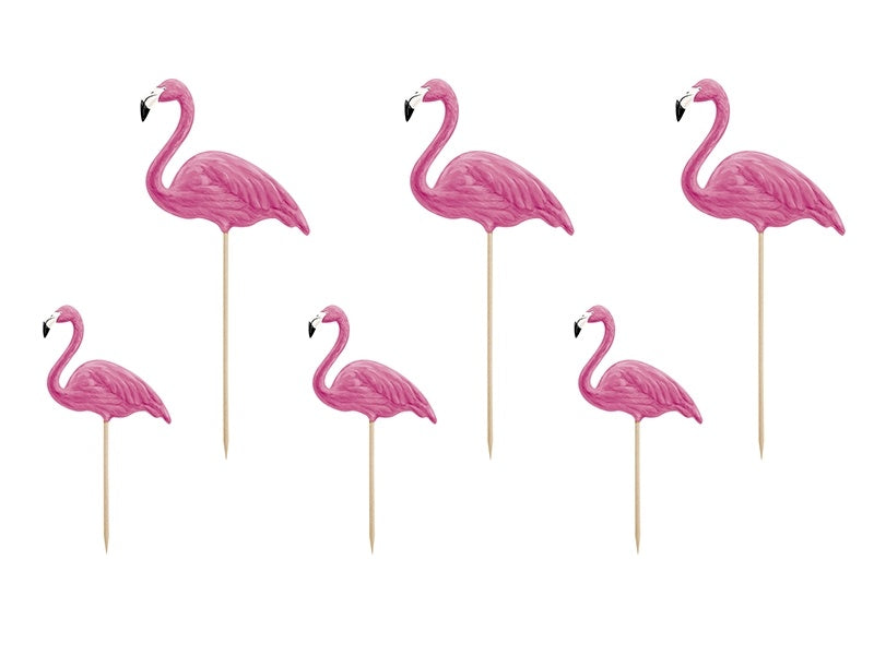 Piqueur de flamant rose 23.5cm 6pcs