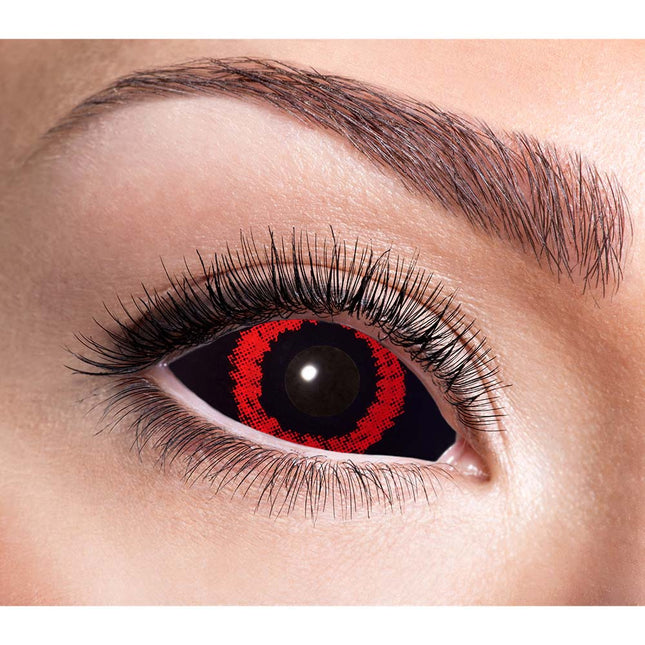 Halloween 6 Lentilles lunaires Sclera She-Devil