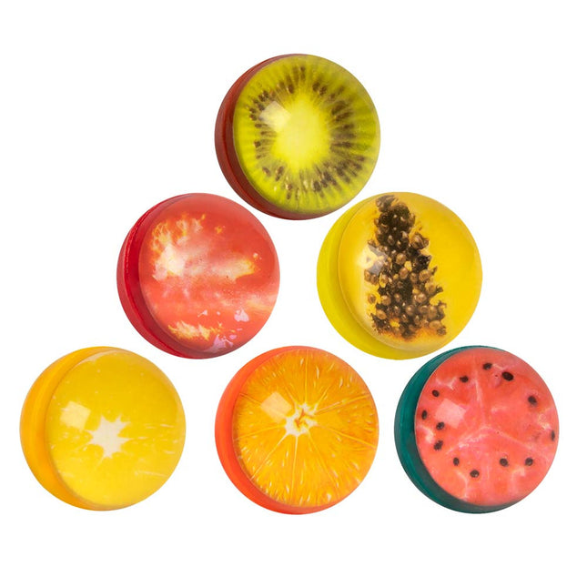 Breakout présente des balles rebondissantes en forme de fruits 3cm 6pcs