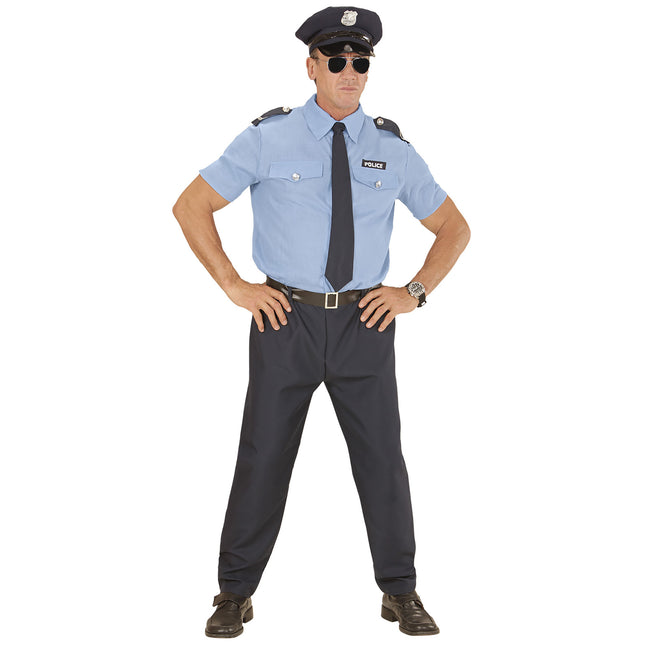 Costume de police homme 5 pièces