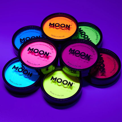 Moon Glow Neon UV Pro Face Paint Intense Pink 36g