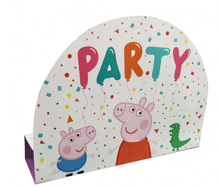 Peppa Pig Invitations Party 21cm 8pcs